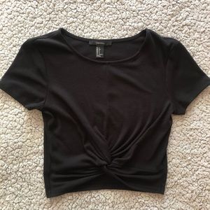 Black Forever 21 Crop Top